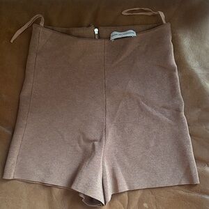 Scanlan Theodore High Waist Tan Shorts - xs - like new
